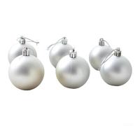 Glossy and Matte Finish Plastic Christmas Tree Ornament Balls for Holiday Decoration Suitable for Trees, Shops, and Commercial Spaces Seasonal Display (B)