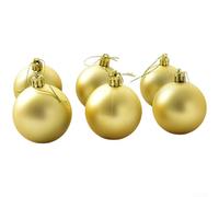 Glossy and Matte Finished Plastic Ornament Balls for Christmas Trees, Suitable for Holiday Decoration in Stores, Malls, and Home Settings (G)