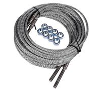 GLOSSY AUTO PARTS Equalizer Cables Set of 2 Replacement for Quality 9000AS and Q-10000 Two-Post Lift #26K06010 BH-7233-100