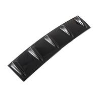 Glossy Black Car Accessories Rear Lower Bumper Spoiler Diffuser Wing Protector For Peugeot 206 207(Black 5 Fin)