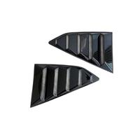 Glossy Black Car Window Louvers Quarter Rear Side Air Vent Cover Trim Compatible For Chevy Camaro 2016-2022 2015 2017 2018 2019 2021