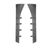 Glossy Black/Carbon Fiber Look Guard Kits For 5 Series For Touring F11 2011-2017 Car Rear Window Side Wing Tail Spoiler Splitter Glossy POMPOMPUR(Carbon Look)