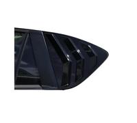 Glossy Black Carbon Fiber Rear Side Window Shutters Louvers Trim Compatible For Mazda CX-5 CX5 2013 2014 2015 2016(Glossy Black)