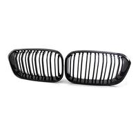 Glossy Black Double Bridge Front Kidney Grill Grilles (F20 2015-2018)