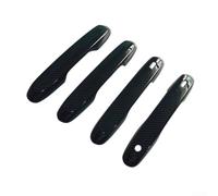 Glossy Black Exterior Door Handle Covers for Toyota Land Cruiser 2023-2025 | for durable ABS plastic, precise fit for LC250, enhances exterior style, easy for snap-on install, 4-piece set(Carbon Fiber)