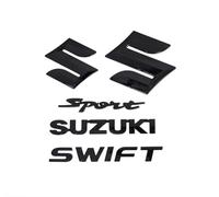 Glossy Black Front + Rear Sport Emblems Badges Full Set for Sport ZC33S