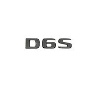 Glossy Black Letters 550G 4X4 850 550 D35 B40 D6S B63 Emblem Compatible With Mercedes Benz Brabus G Car Fender Trunk Rear W464 Logo Sticker (Color : D6S, Size : Glossy Black)