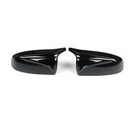 Glossy Black M Style Rear View Mirror Cap Cover Replacement Pair
