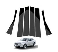 Glossy Black Pillar Post Window Trim for Jetta MK5 2005-2011 Door Window Pillar Cover Sticker Decals Kits