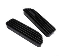 Glossy Black Side Grill Fender Vent Grille for BMW E46 for M3 2001-2006 ABS Material Direct Installation Sleek Modern Look Set of 2 27.7 x 7.5 x 3.2