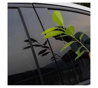 Glossy Black Silvery Carbon Pillar Post Cover Trim For HRV 2015-2017 2018 2019 2020 2021 Window Door Column B C Polished Pillar Posts(Glossy black)