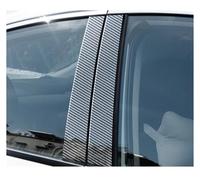 Glossy Black Window Door Deal B C Pillar Post Cover Sticker For A3 S3 RS3 4dr 8P 2003-2013 2004 2005 2006(Carbon fiber)