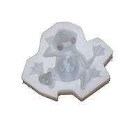 Glossy Cute for Frog Keychain Mold Silicone Molds for Epoxy Resin Cartoon Animal Resin Craft Jewelry Making Tool Clay Mold