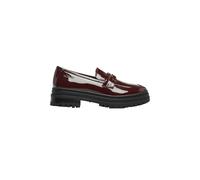 Glossy Finish Leather Look Loafers Womens s.Oliver Rouge 36