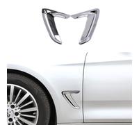 Glossy for Black Wing Vent Cap for BMW 3 Series for Gran for turismo(Silver)