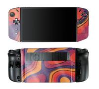 Glossy Glitter Gaming Skin Compatible with Lenovo Legion Go - Thermal Topography - Premium 3M Vinyl Protective Wrap Decal Cover - Easy to Apply | Crafted in the USA by MightySkins