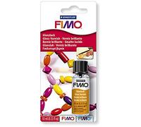 Glossy Gloss Varnish with Built in Brush Lid Water Based Transparent for FIM Sculpey Modelling Clay 10ml