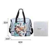 Glossy Gym Bag Dry Wet Travel Fitness Bag for Men Handbags WomenLuggage Bag with Traveling Sac(2)