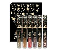 Glossy Lip Gloss, 6-Color Hydrating Lip Gloss 2.5ml, Beauty Makeup Set High Shine Liquid Lipstick for Women Girls Work Date Travel Wedding Holiday Birthday Vacation Home