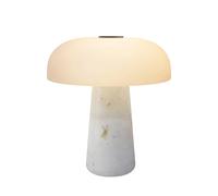Glossy Mini Portable Lamp White