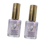 Glossy Pale Purple Fingernail Strengthener for Air-Dry Use, B | Soft Reflective Coating, Cap-Mounted Brush for Controlled Thin Coats, At-Home Fingernail Application Routine