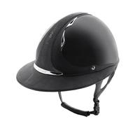 Glossy polo riding helmet with visor Antarès Eclispe Premium