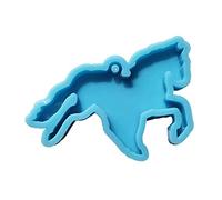 Glossy Silicone Resin Molds Riding Cowboy Hat Mold Keychain Pendant Jewelry Epoxy Resin Crafting Cowboy Hat