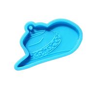 Glossy Silicone Resin Molds Riding Cowboy Hat Mold Keychain Pendant Jewelry Epoxy Resin Crafting Molds