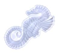 Glossy Silicone Seahorse Mold Wall-Mounted Valentine's Stereo Mold Ornaments Pendant Epoxy Resin Crafting Molds Wall Hanging Molds for Resin