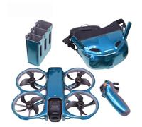 Glossy Skin Sticker Set for DJI Avata 360 Drone, Goggles N3 & Handle Full Coverage Anti-Scratch and waterproof Protective Wrap Film with Vibrant Finish (Light blue)