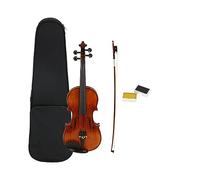 Glossy Solid Wood Violin Matte Examination Grade Viola Beginners Hand-play Adult Musical Instruments (Color : 4/4)