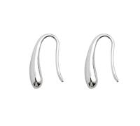 Glossy Teardrop Shaped Ear Jewelry Modern Feminine Styles Metal Materials Hooks Accessory for Daily Ensembles Sweet Elegant Hooks