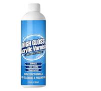 Glossy Varnish for Acrylic Paint, 120 ml High Gloss Quick Drying UV Resistant | Acrylic Paint Finishing Varnish | For Beginners Confirmed Hobbyists, Creators on Canvas Wood