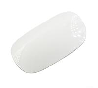 Glossy White Plastic Gas Cap Cover Direct Replace W205