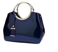 Glossy Women Handbag Patent Leather Shoulder Bag Shiny Satchel Evening Top Handle Purse Party Tote Crossbody Bag(6)