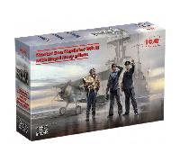 Gloster Sea Gladiator Mk.II with 3 Royal Navy Pilot Figures