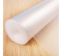 Glotoch Non Adhesive Shelf Liners for Kitchen Cabinets Clear 12"X60",Waterproof and Durable Drawer Liners,Fridge Table Place Mats for Cupboard, Cabinet.