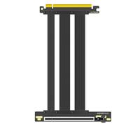 GLOTRENDS 150mm PCIe 5.0 Riser Cable for RTX5090 RTX4090 RX9070 RX7900, Compatible with PCIe 5.0/4.0 GPUs, 90 Degree Right Angle for Vertical GPU Mount