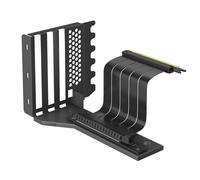 GLOTRENDS 2-slot GPU Support Bracket with 180mm PCIe 4.0 Riser Cable for GPU Vertical Mount, Compatible with RTX 40/30 Series and Radeon RX7000/RX6000 Series, PC Cases with Open PCI 7/8-slot Design