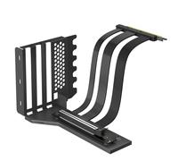 GLOTRENDS 2-slot GPU Support Bracket with 180mm PCIe 5.0 Riser Cable for GPU Vertical Mount, Compatible with RTX5090 RTX4090 RX9070 RX7900, PC Cases with Open PCI 7/8-slot Design