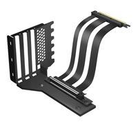 GLOTRENDS 3-Slot GPU Support Bracket with 150mm PCIe 5.0 Riser Cable for GPU Vertical Mount, Compatible with RTX5090 RTX4090 RX9070 RX7900, PC Cases with Open PCI 7/8-slot Design