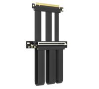 GLOTRENDS 300mm PCIe 5.0 Riser Cable for RTX5090 RTX4090 RX9070 RX7900, Compatible with PCIe 5.0/4.0 GPUs, 90 Degree Right Angle for Vertical GPU Mount
