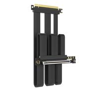 GLOTRENDS 400mm PCIe 5.0 Riser Cable for RTX5090 RTX4090 RX9070 RX7900, Compatible with PCIe 5.0/4.0 GPUs, 90 Degree Right Angle for Vertical GPU Mount