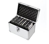 GLOTRENDS B6 6-Slot Storage Box for 3.5 Inch Internal Hard Disk, Portable Design for Carrying and Transportation, IP65 Water Resistant, HDD Organizer and Protective Box