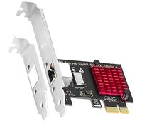 GLOTRENDS LE8111H PCIe Network Card for Desktop PC, 1000/100/10Mbps Gigabit Ethernet RJ45 LAN Port, PCIE X1 Interface, Regular & Low Profile Bracket