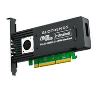 GLOTRENDS ST560 Quad M.2 NVMe to PCIe 3.0 X8 Adapter with PCIe Bifurcation, Setup Soft M.2 NVMe RAID via OS Tool