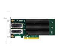 GLOTRENDS ST7218 2-port 10Gb SFP+ Ethernet Network Card with Intel X710 Controller, PCIE 3.0 X8 interface, Support Windows 11/10/Windows Server/Linux/ESX/VMware ESXi(Not Support Mac OS)