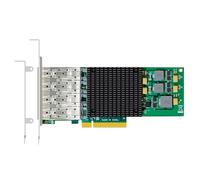 GLOTRENDS ST7322 4-Port 10Gb SFP+ Network Card (Ethernet PCIE NIC) with Broadcom BCM57840 Controller, PCIe 3.0 X8 Interface