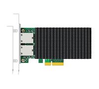 GLOTRENDS ST7368 2-port 10Gb RJ45 Ethernet Network Card with Intel X550 Controller, PCIE 3.0 X4 interface, Support Windows 11/10/Windows Server/Linux/ESX/VMware ESXi(Not Support Mac OS)