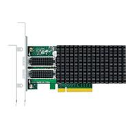 GLOTRENDS ST7369 2-Port 25Gb SFP28 Ethernet Network Card with Mellanox ConnectX-4 Lx Controller, PCIe 3.0 X8 Interface, RDMA (RoCE), Not Infiniband